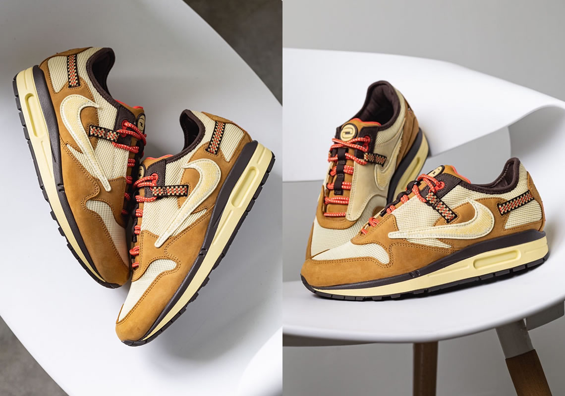 Travis Scott Nike Air Max 1 Wheat Do9392 701 (2) - newkick.app